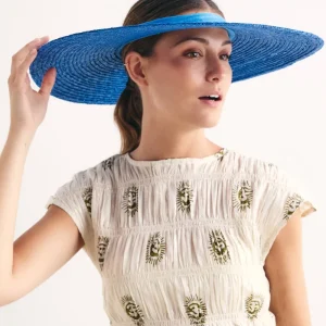 Sombrero Ala azul klein