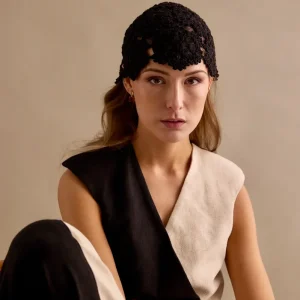 Casquete Tejido negro