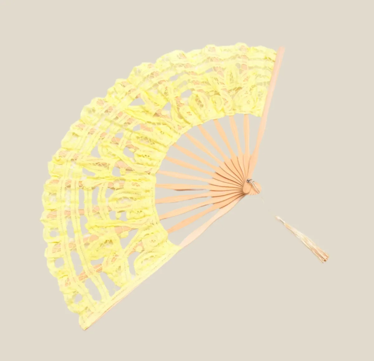 Abanico amarillo - Imagen 2