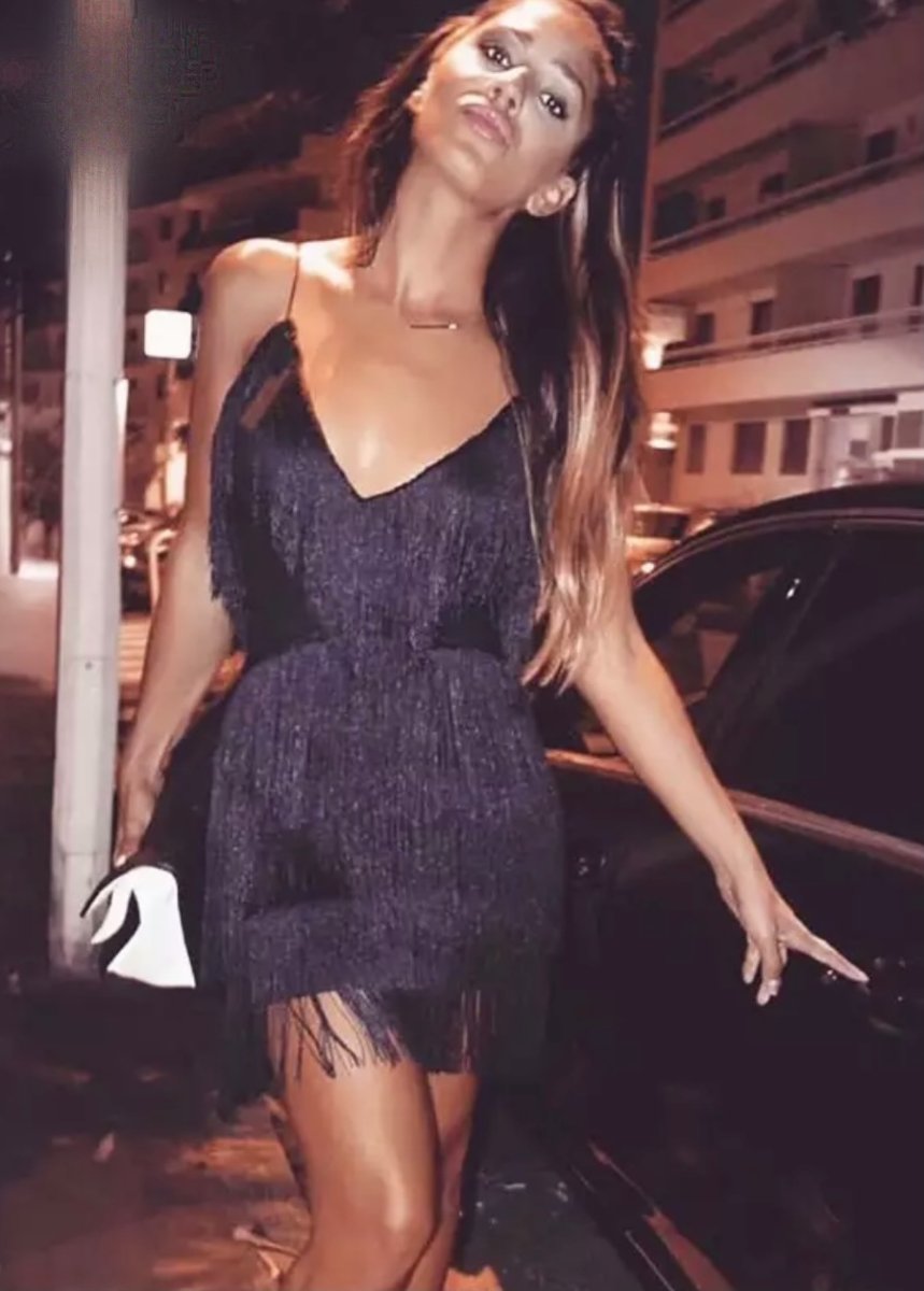 Vestido Flecos Uve - Imagen 3