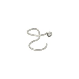 Ear Cuff Suelto ORIANE Acero
