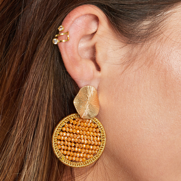 Ear Cuff Suelto KINA Dorado - Imagen 3
