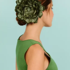 Flor Peonía verde