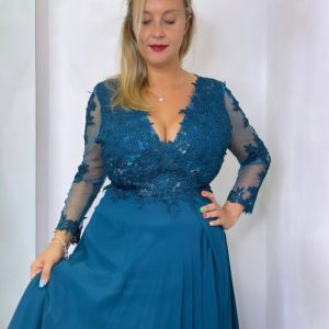 Vestido Dama Mangas Curvy