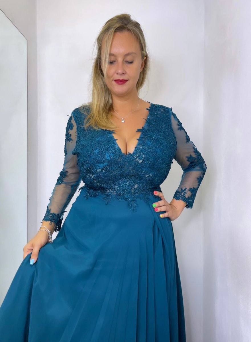 Vestido Dama Mangas Curvy - Imagen 2
