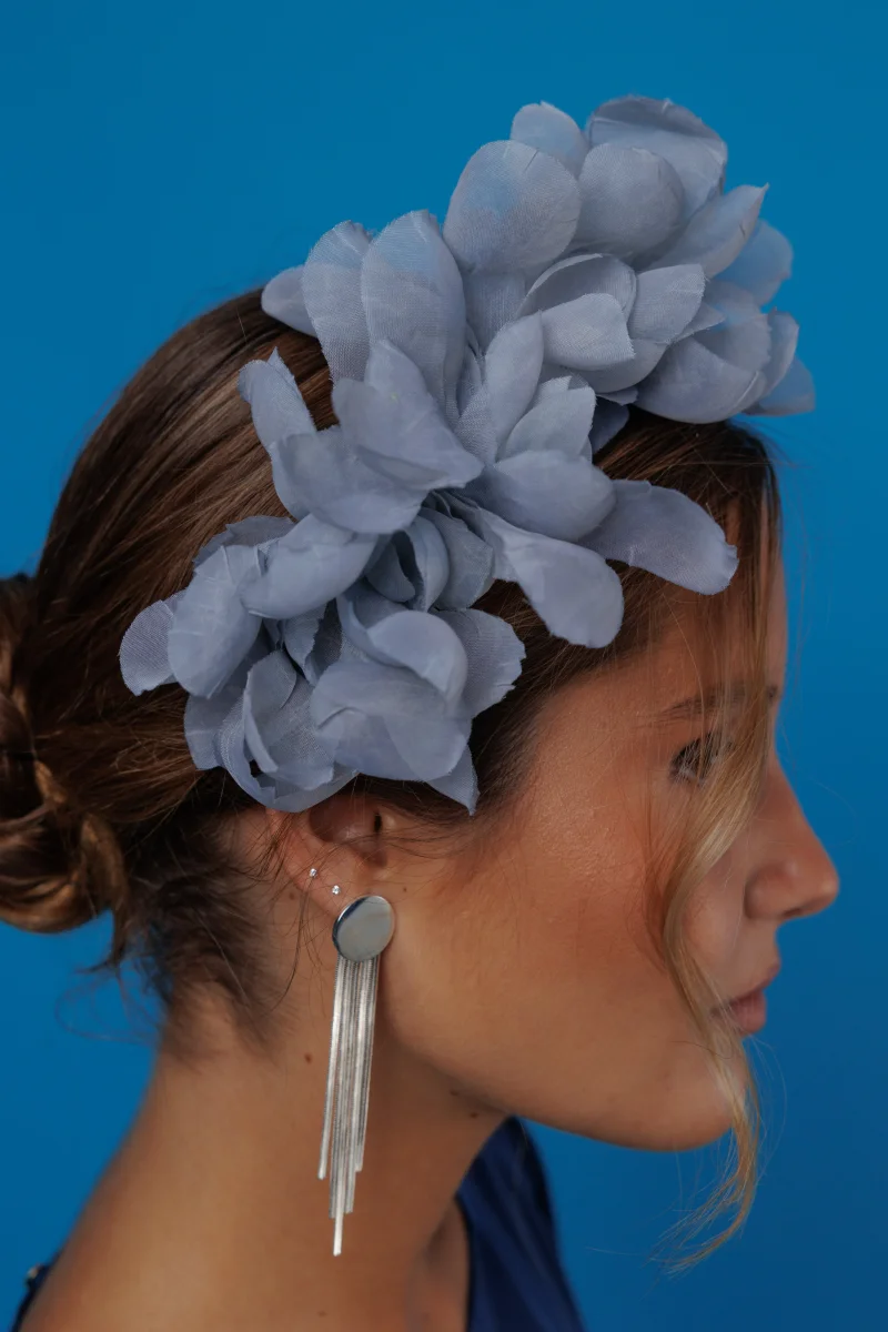Diadema Halfpetalines gris - Imagen 6
