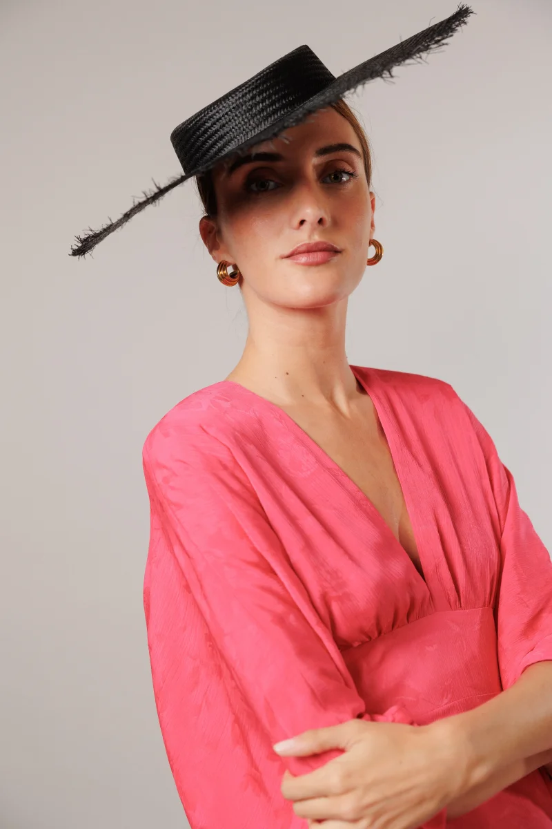 Canotier Sandra negra - Imagen 5