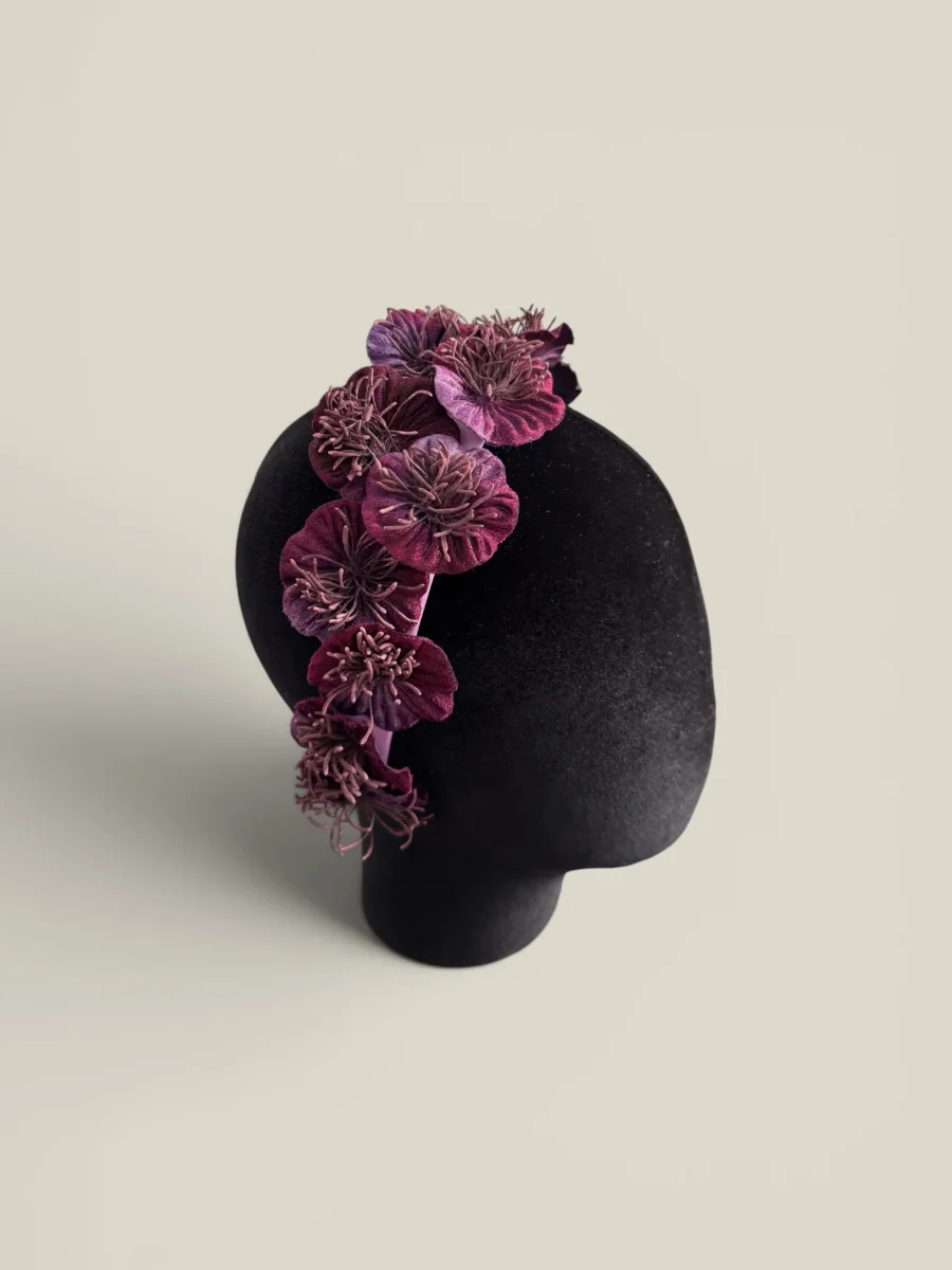 Diadema Dalia berenjena - Imagen 4