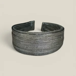 Diadema Duquesa plata oscuro