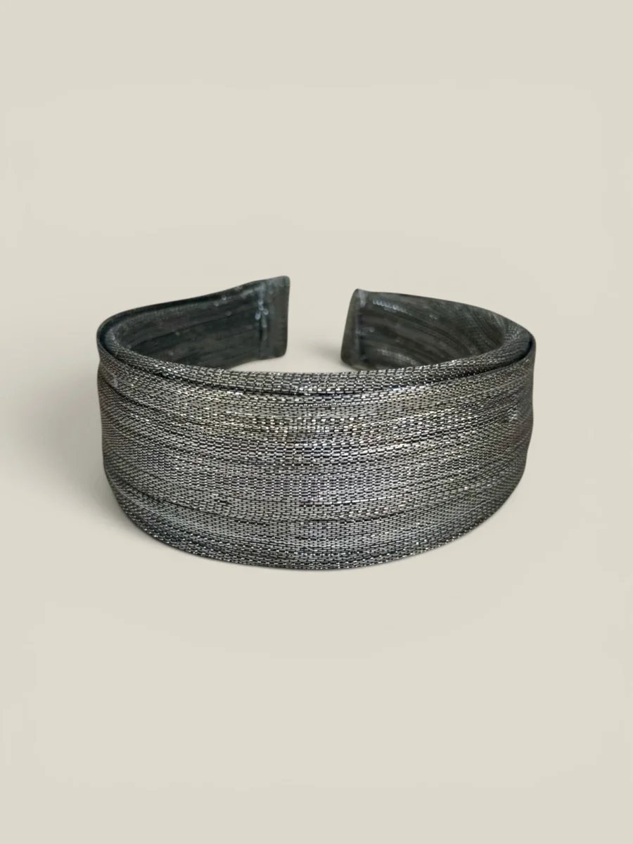 Diadema Duquesa plata oscuro - Imagen 2