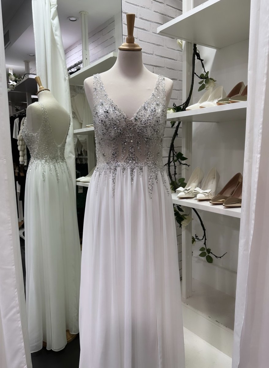 Vestido Novia Princesa transparencias - Imagen 5