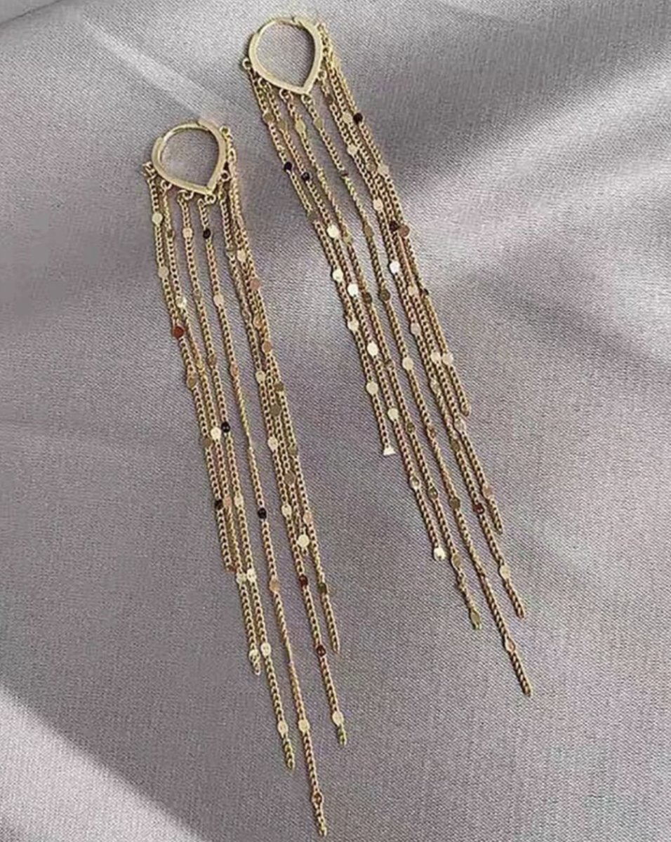 Pendientes Flecos Corazón - Imagen 4