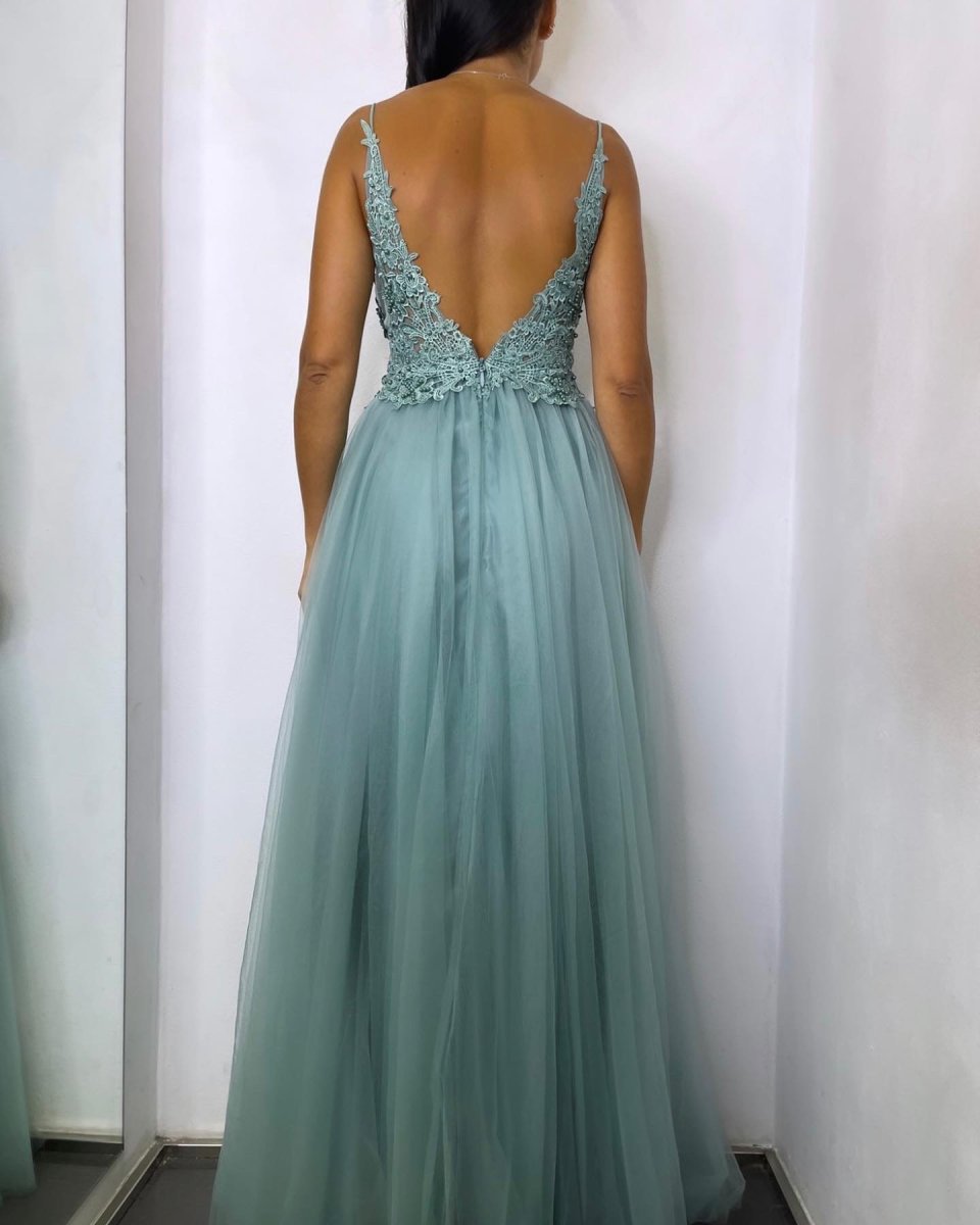 Vestido Encaje Tul - Imagen 6