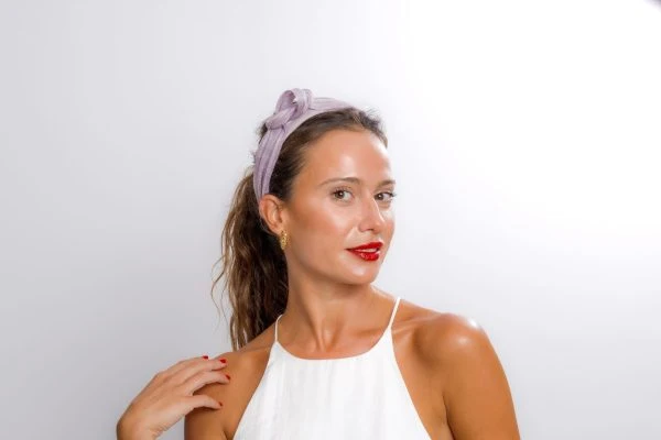 Diadema Marquesa lila - Imagen 2
