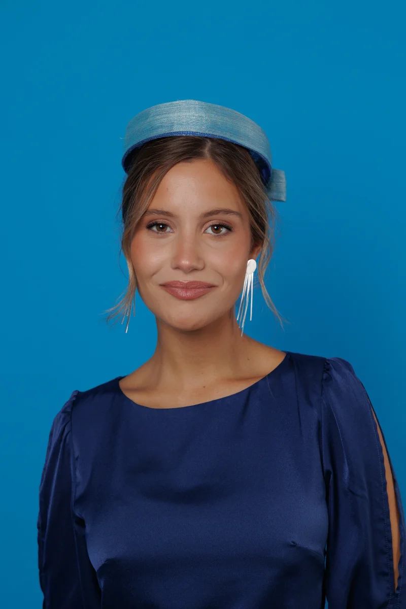 Tocado Romola azul - Imagen 4