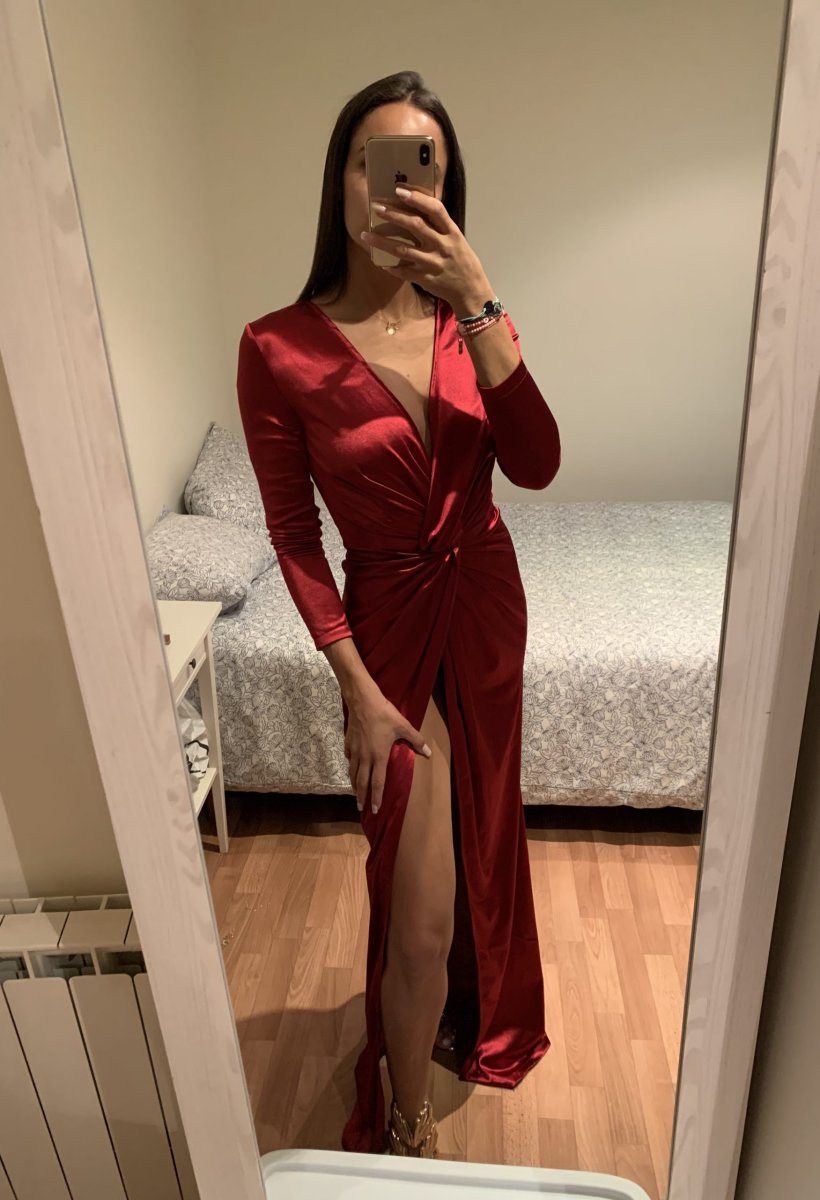 Vestido Nudo Mangas - Imagen 9
