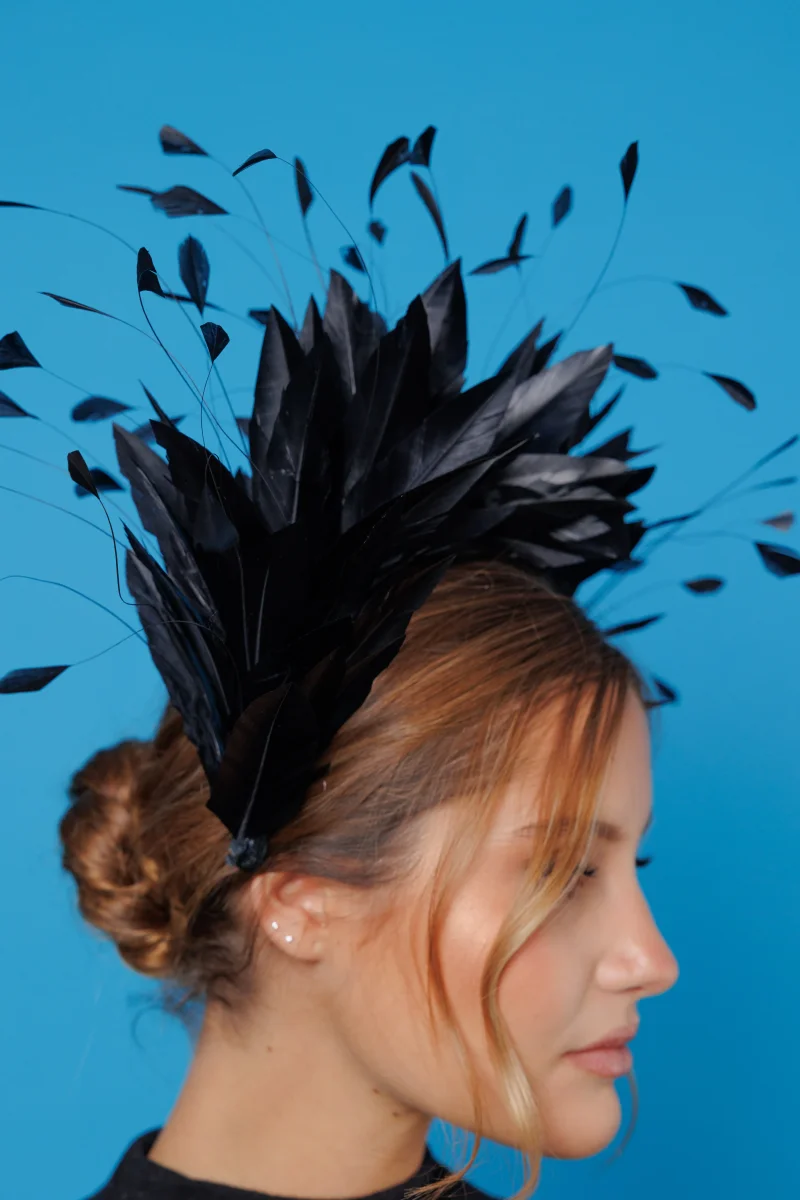 Diadema Avestruz negro - Imagen 3