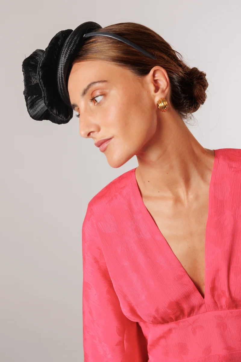 Tocado Faith negro - Imagen 3