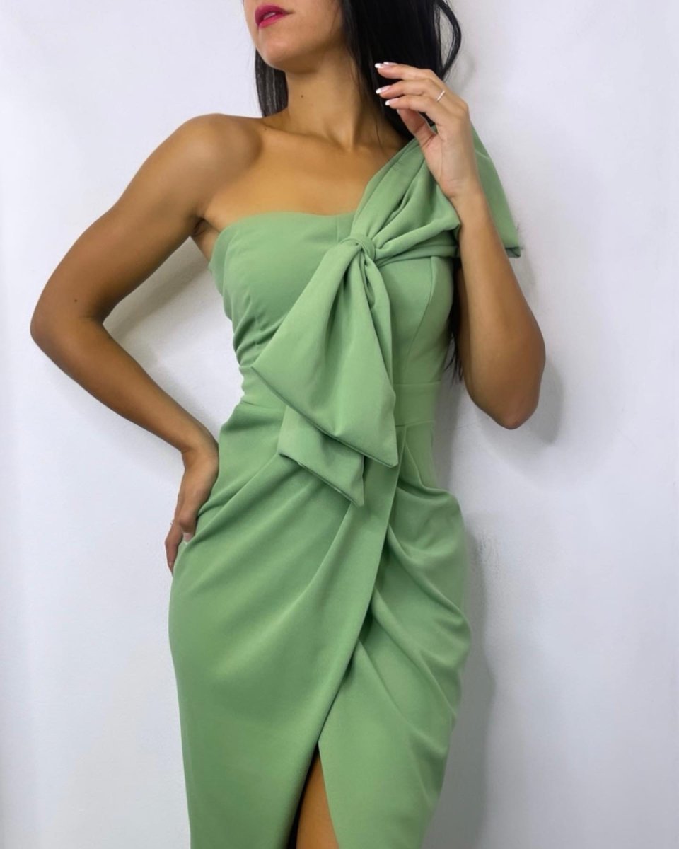 Vestido Yakarta Asimétrico Lazo - Imagen 6