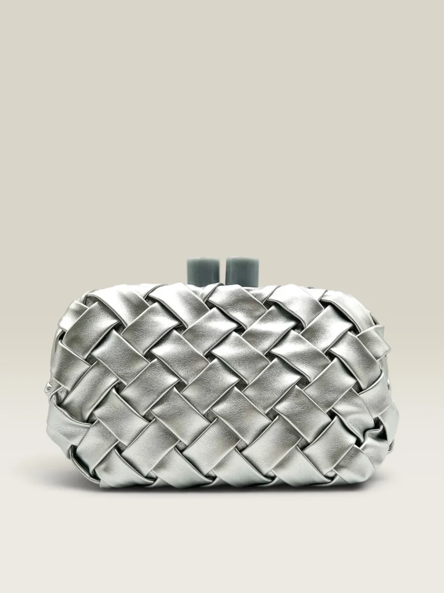 Bolso Benetta plateado - Imagen 2