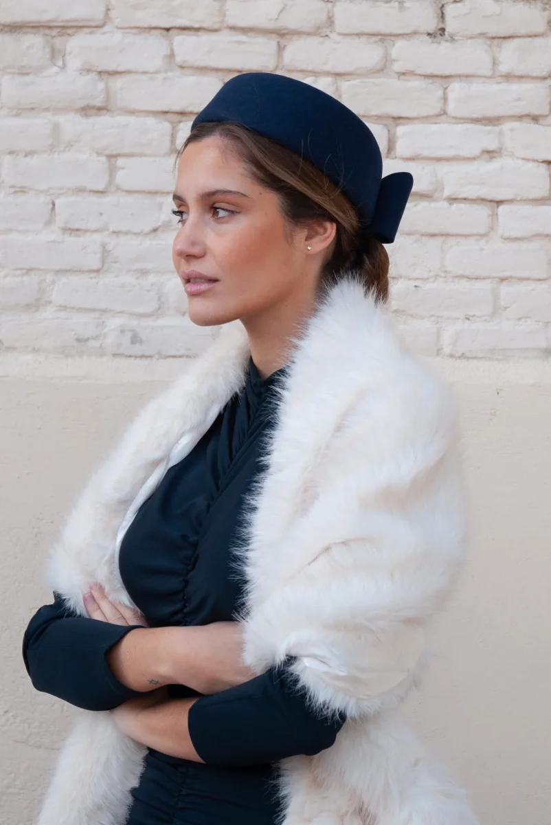 Tocado Casquete Olga Marino - Imagen 5