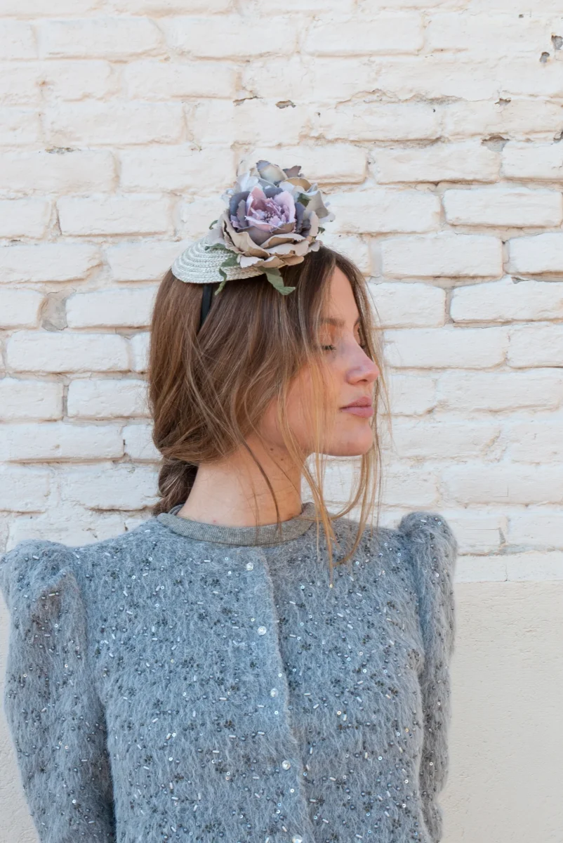 Tocado Ivy gris - Imagen 8
