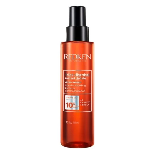 Redken Frizz Dismiss Instant Deflate 10% – 125 ml | Sérum Antifrizz y Control de Volumen - Imagen 2