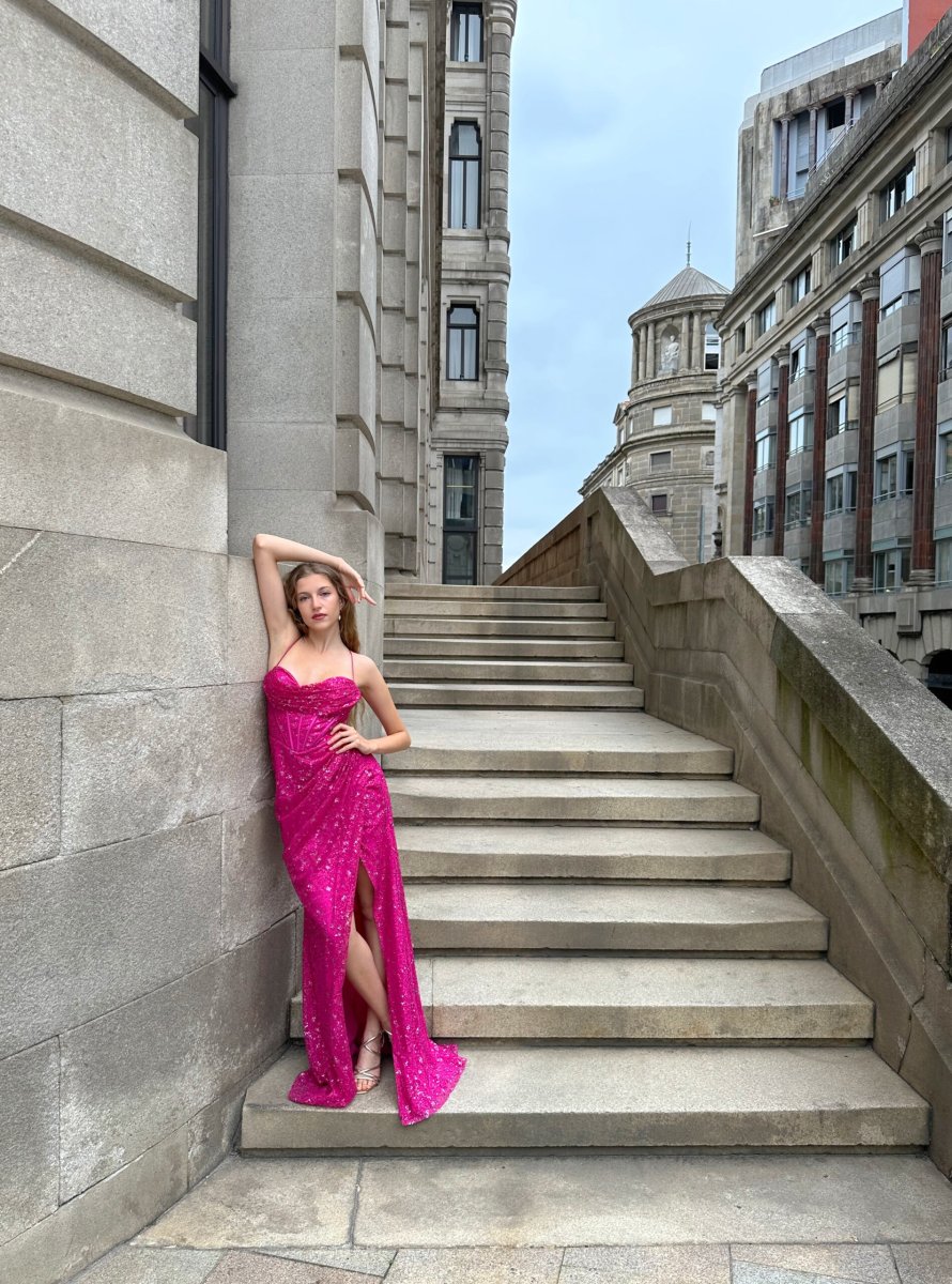 Vestido Corsé Purpurina - Imagen 6