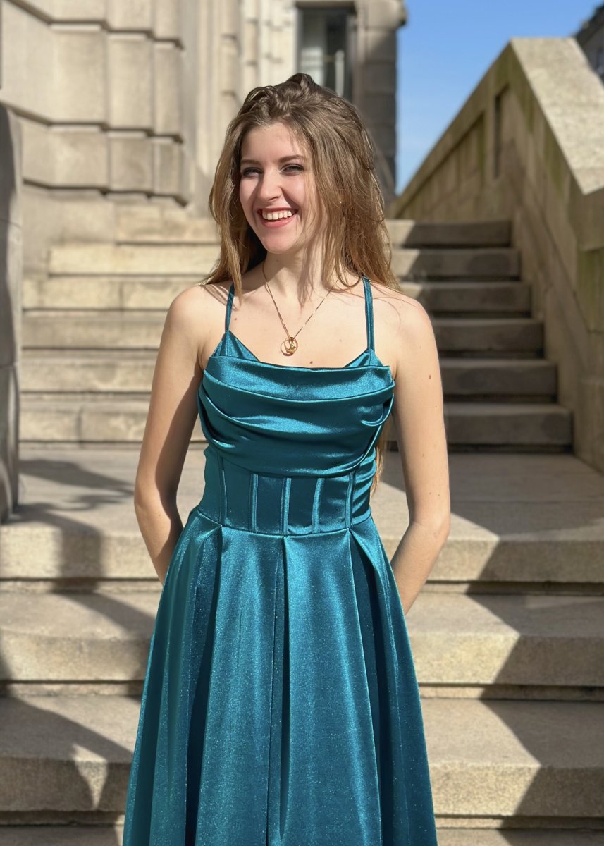 Vestido Seda Varillas Vuelo - Imagen 5