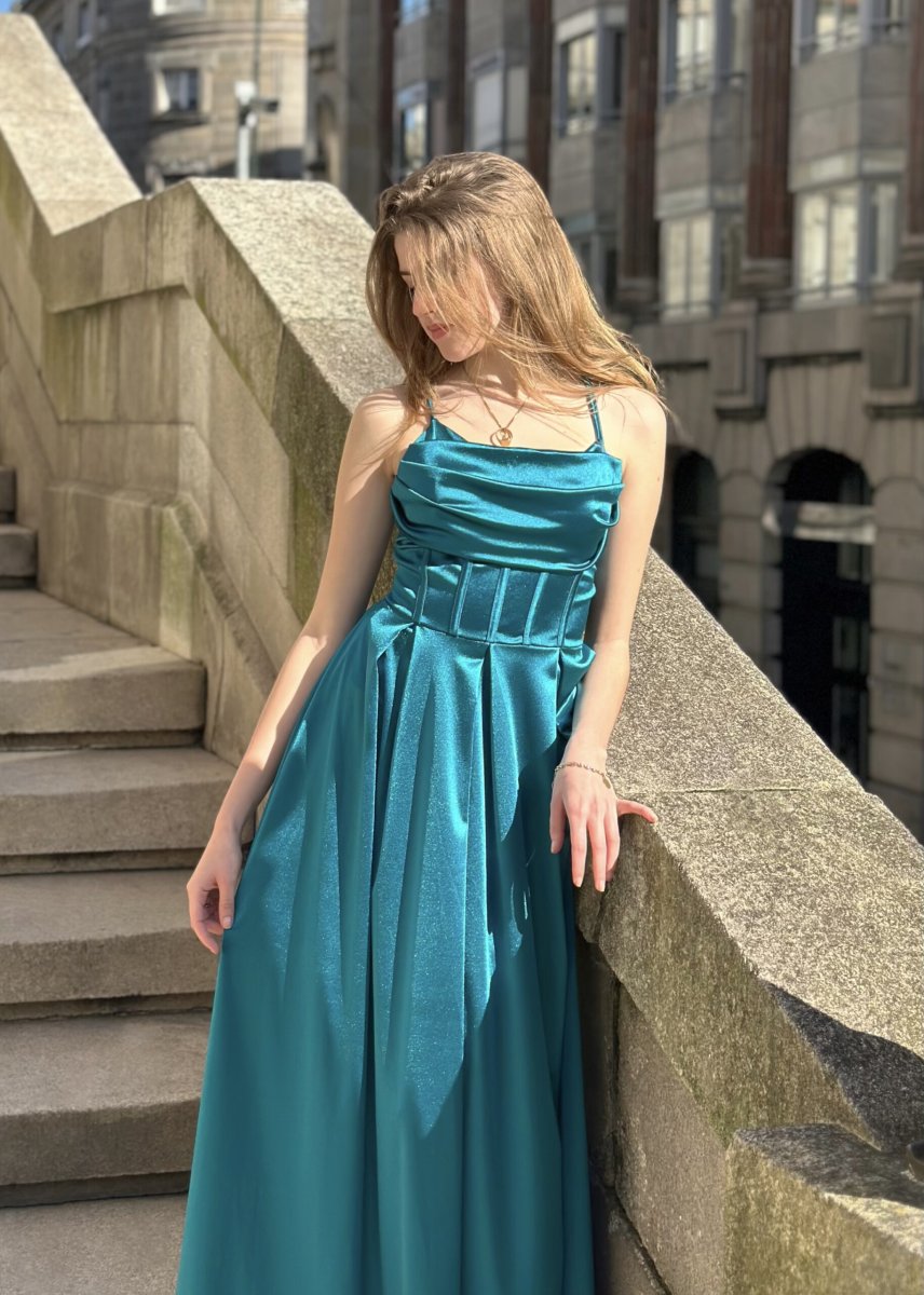 Vestido Seda Varillas Vuelo - Imagen 3