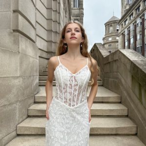 Vestido Varillas Sirena Novia