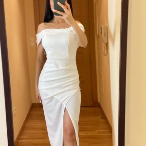 Vestido Hombros Novia