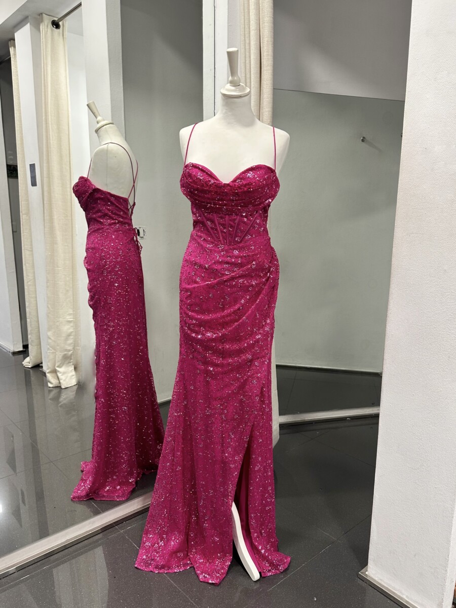 Vestido Corsé Purpurina - Imagen 7