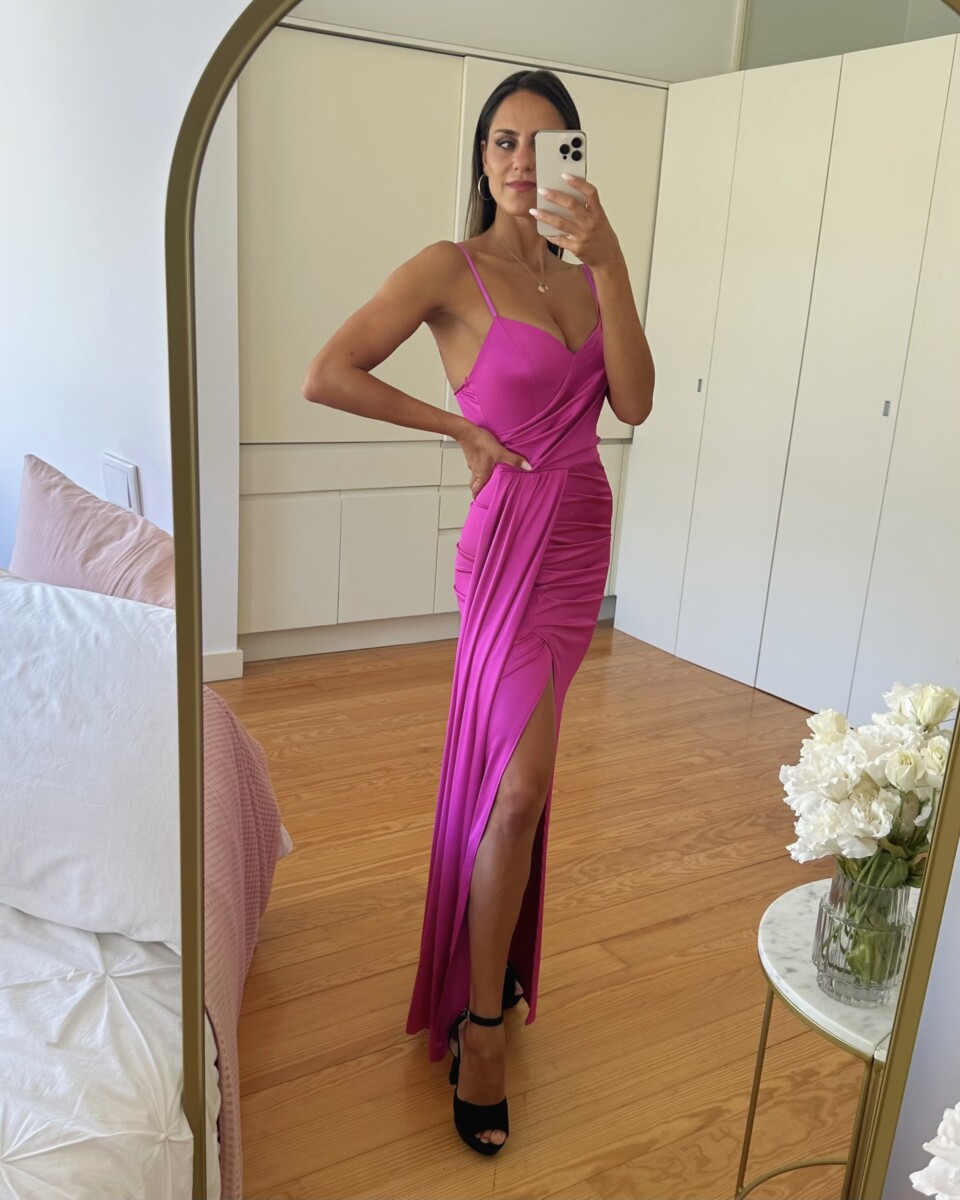 Vestido Seda Lazada Tirantes - Imagen 3