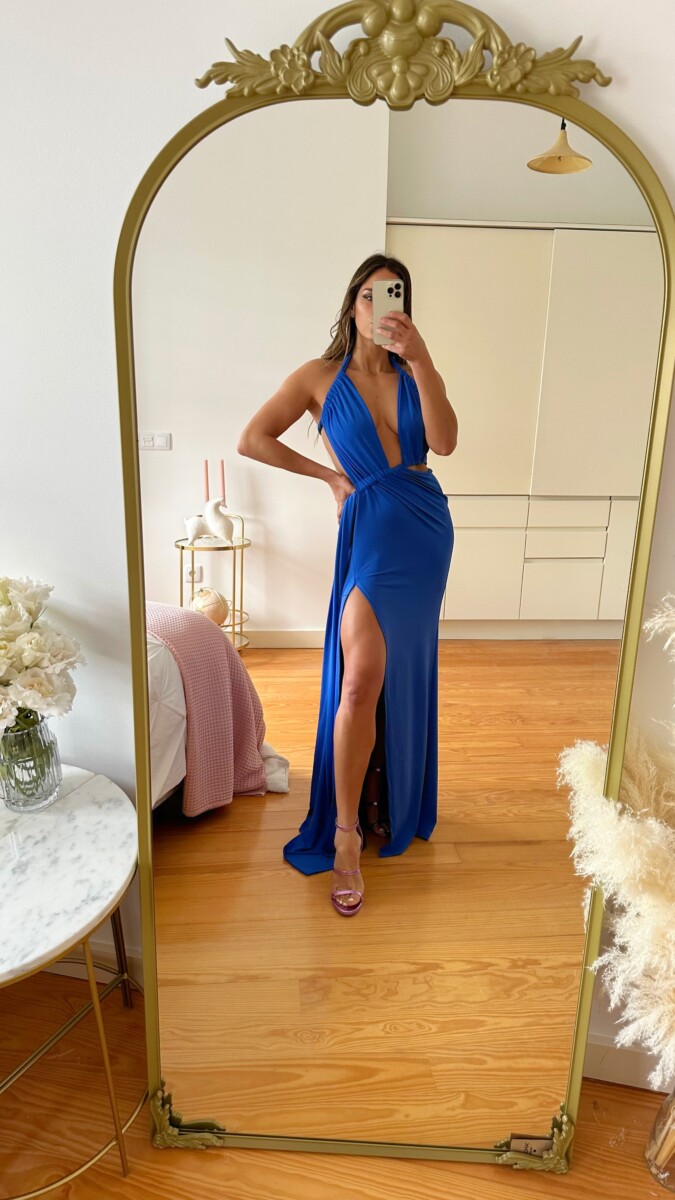 Vestido Frunces Aberturas