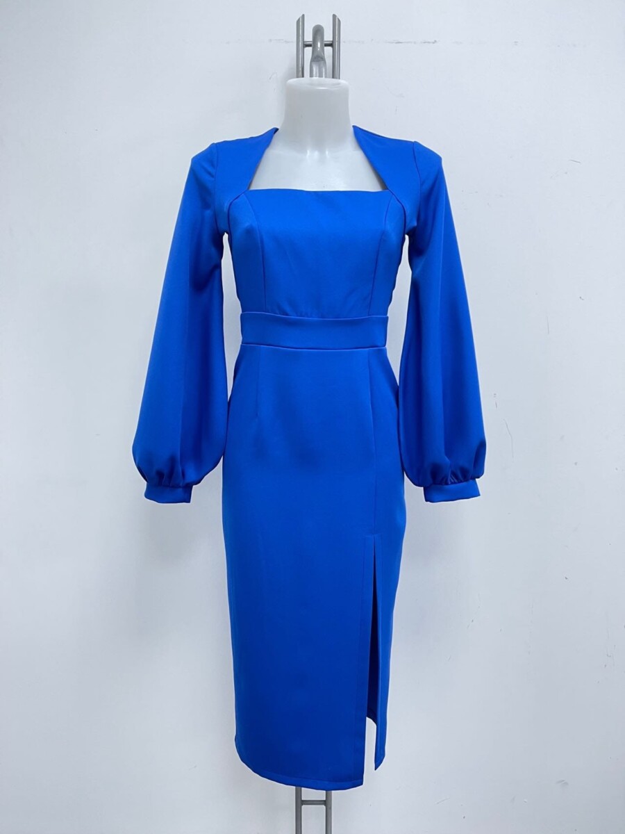 Vestido Midi Escote Cuadrado - Imagen 3