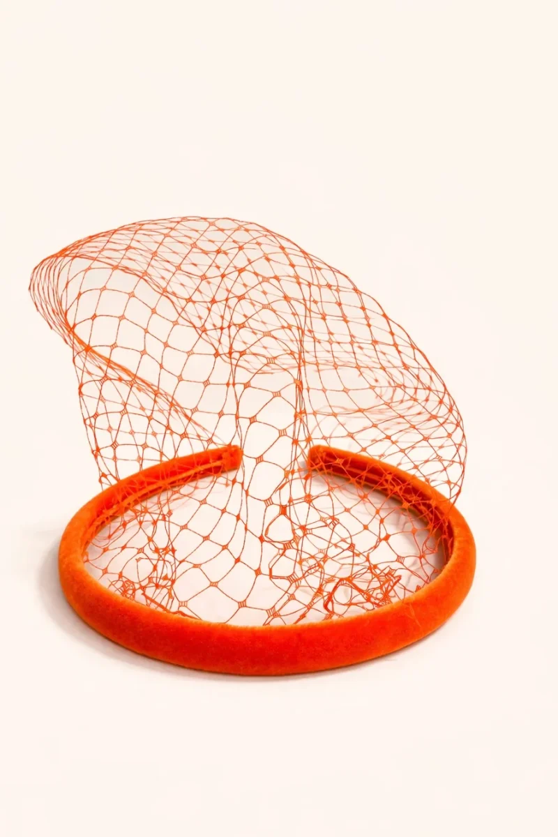 Diadema Carolina petite naranja - Imagen 2