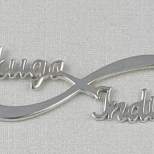 GARGANTILLA PLATA INFINITO DOS NOMBRES PERSONALIZADO