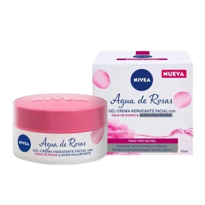NIVEA Agua de Rosas Gel Crema Hidratante Facial 50 ml