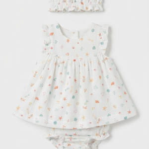 Conjunto Jesusito para Niña de Marini con Braga y Diadema – BBZ Creaciones
