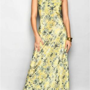 Vestido largo mujer estampado