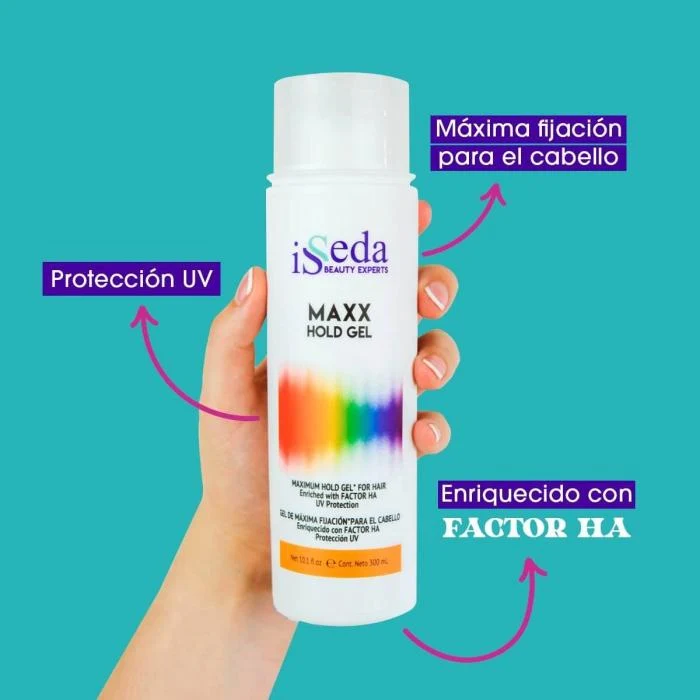 ISSEDA Maxx Hold – Gel de Máxima Fijación para el Cabello 300 ml - Imagen 4