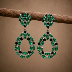 Pendientes Wilma verdes