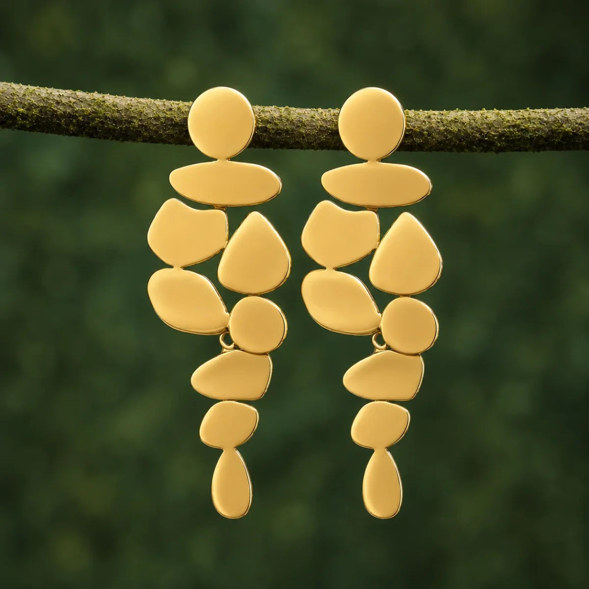 Pendientes Matisse oro - Imagen 2