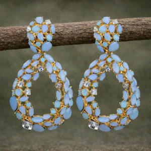Pendientes Marbella azul