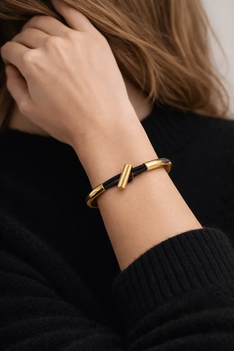 Brazalete Nudo dorado - Imagen 3
