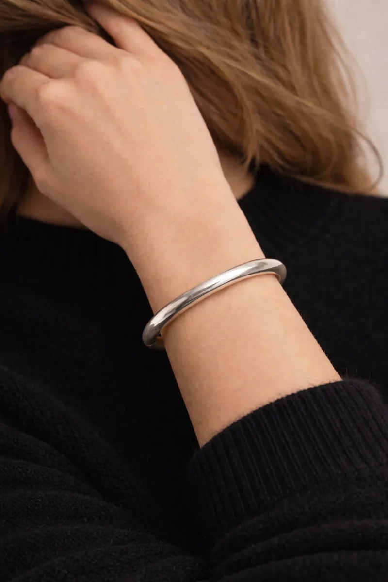 Brazalete Nudo plateado - Imagen 2