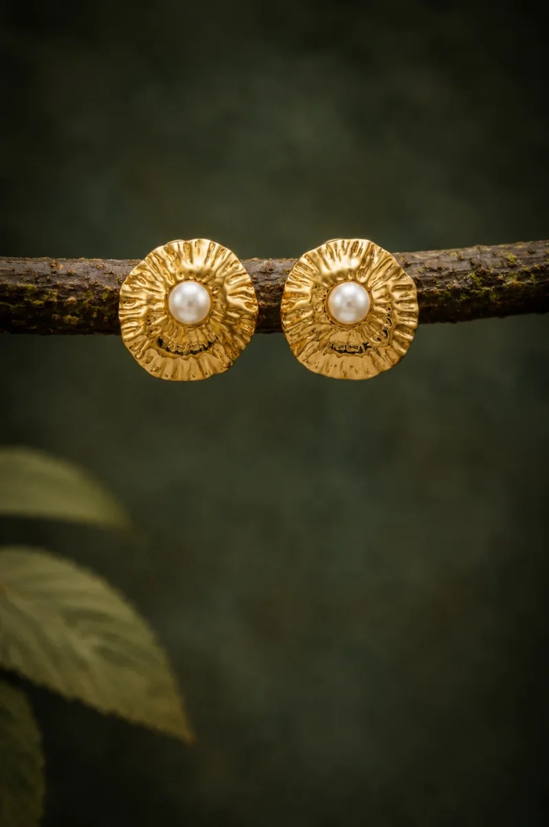 Pendientes Chagall oro - Imagen 2