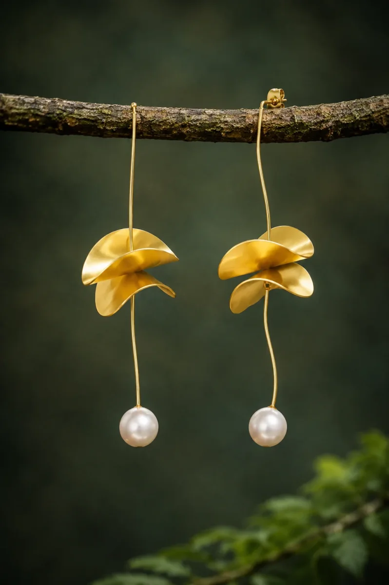 Pendientes Gaugin oro