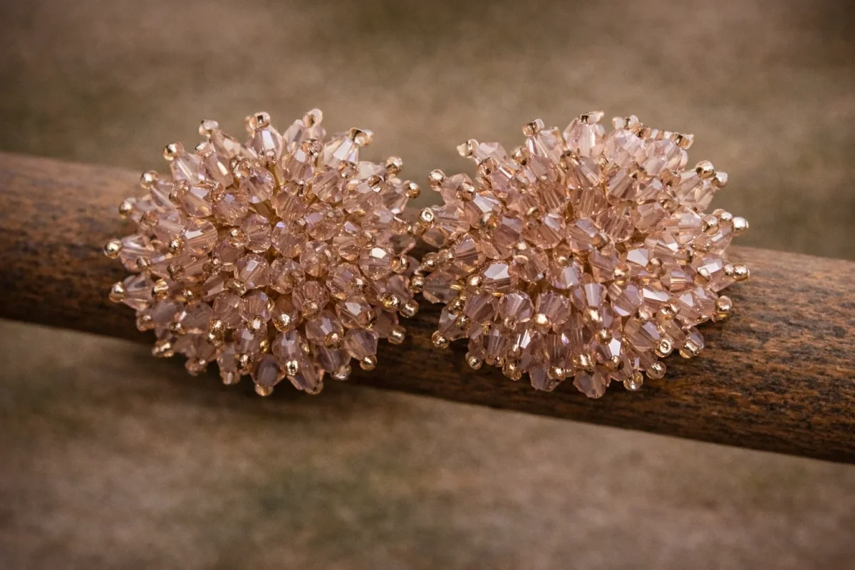 Pendientes Erizo rosa